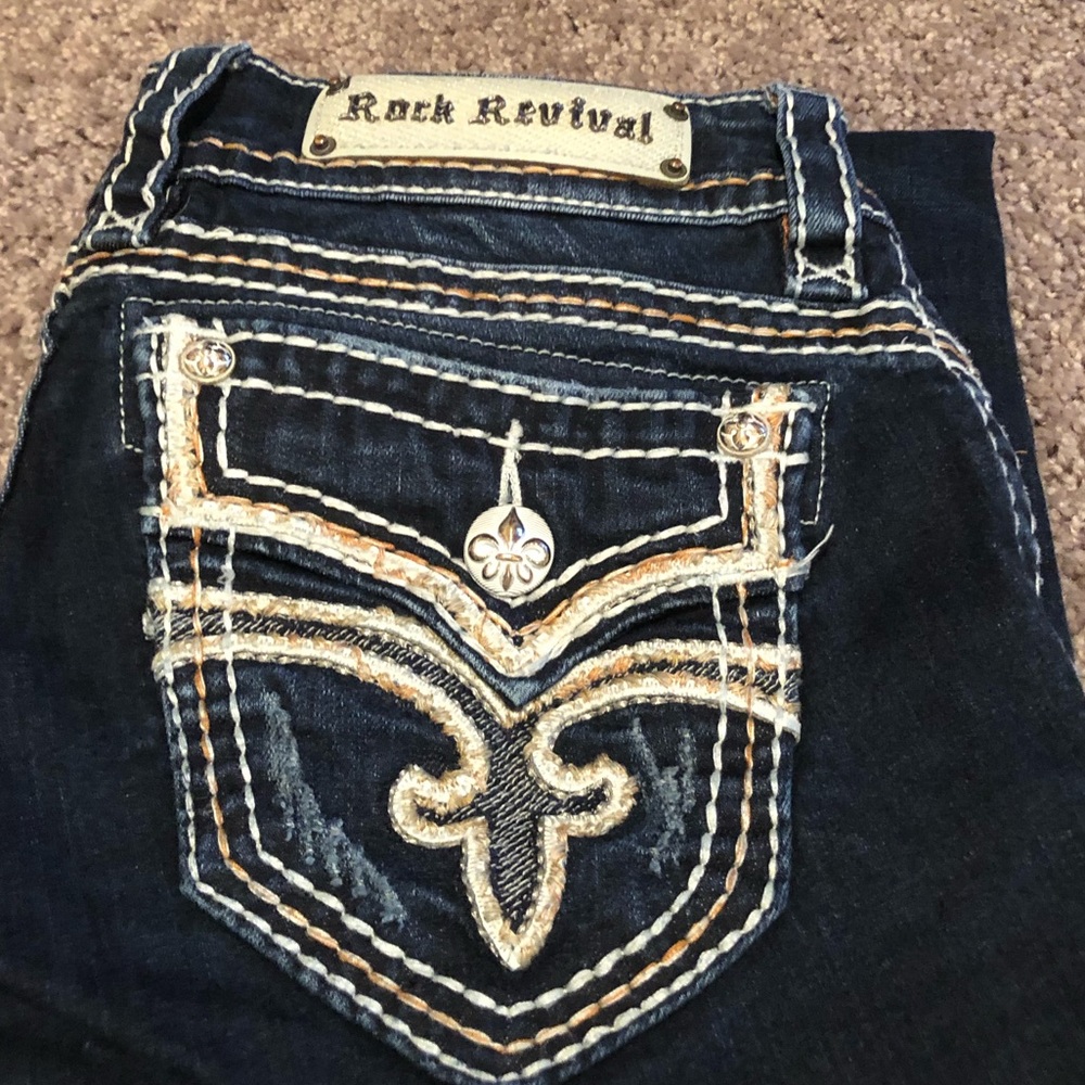 Rock Revival Jeans Luz Straight Size 27